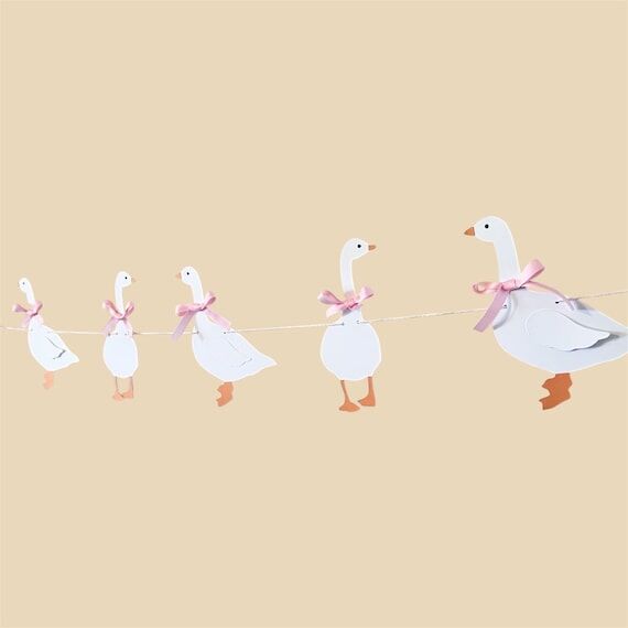 Silly Goose Baby Shower Banner, Goose Nursery...