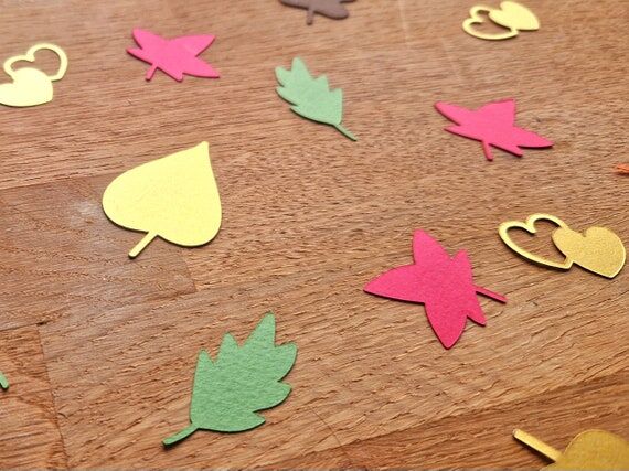 Eco-Friendly Autumn Confetti, Biodegradable L...