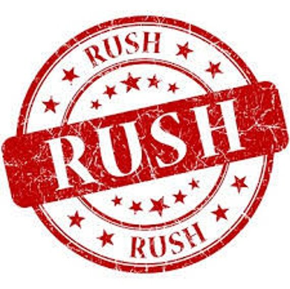 Priority mail or Rush order...
