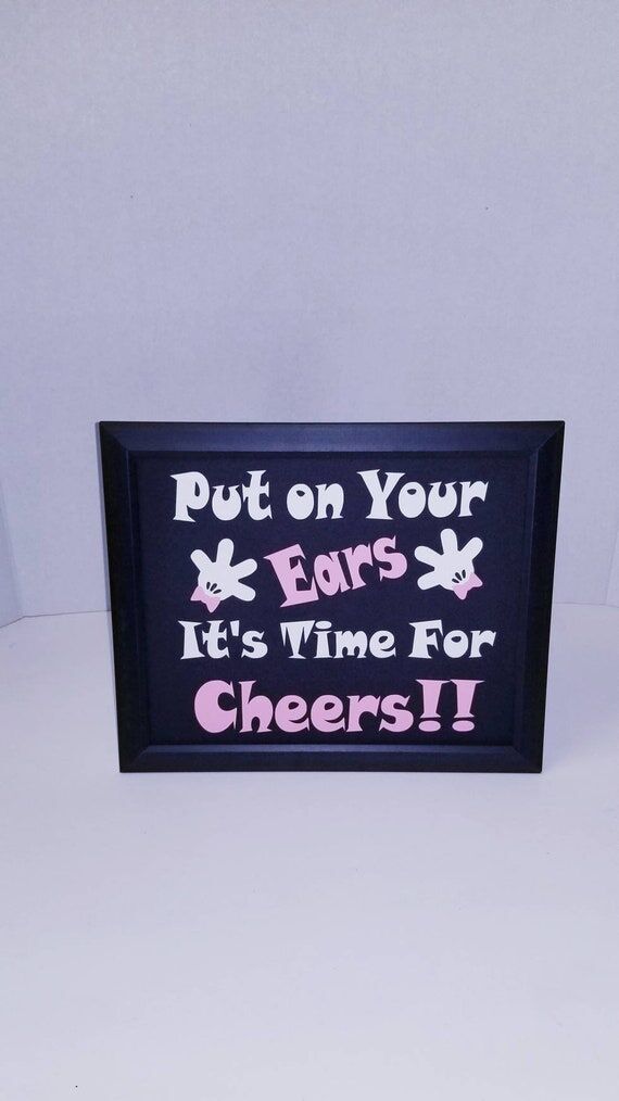 Put on your ears sign...