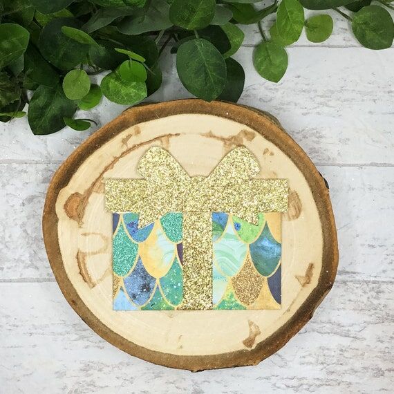 Mermaid Gift Card Holder, Gift Card Holder Fo...