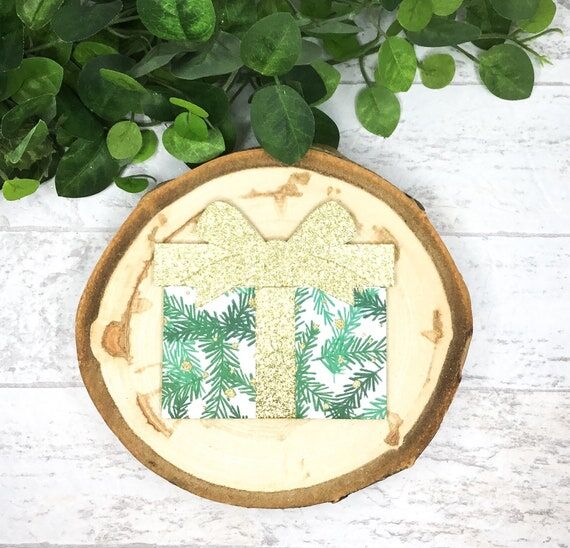Christmas Gift Card Holder, Festive Pine Gift...