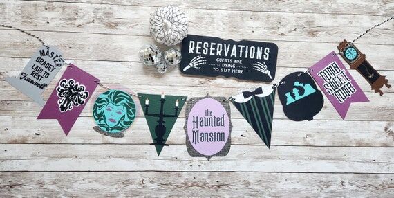 Haunted Mansion Attraction Banner - Party Dec...