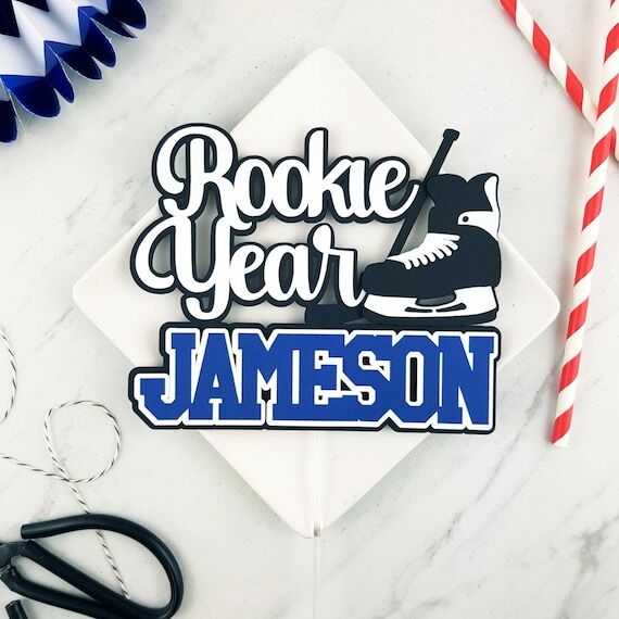 Personalized Rookie Year Hockey Handmade Cust...