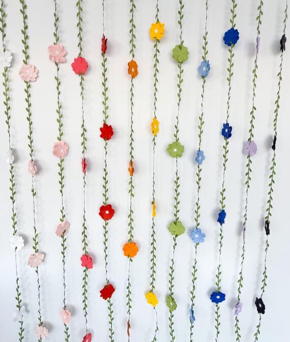 Flower Balloon Tail/String/Garland/Vine, Wall...