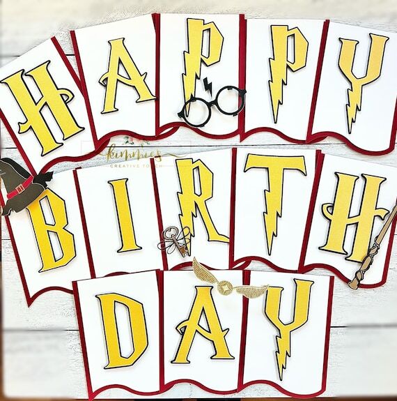 Wizard Birthday Banner | Magical Theme Party ...