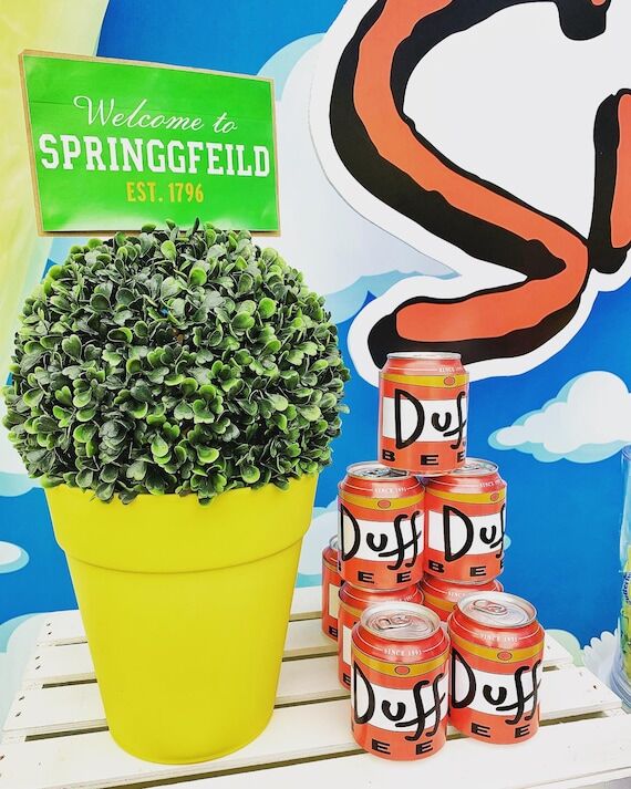 The Simpsons Duff Beer Bottle Label | Custom ...