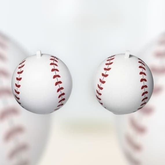 Prank Practice Baseball Set TWO BALLS Powder ...