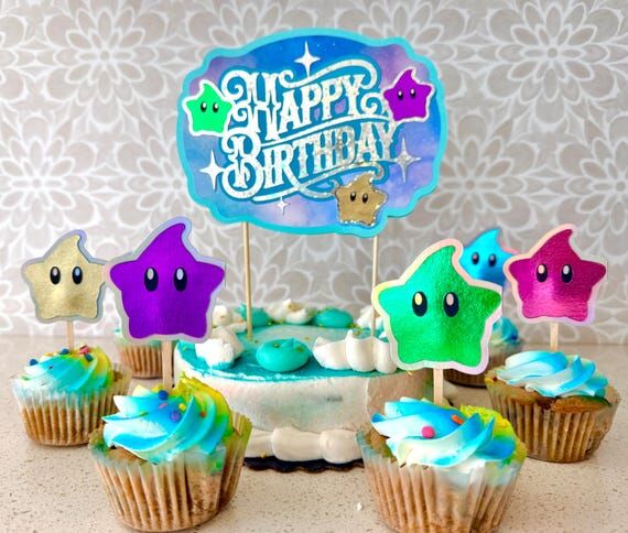 Rosalina Party Decorations: Mario galaxy Luma...