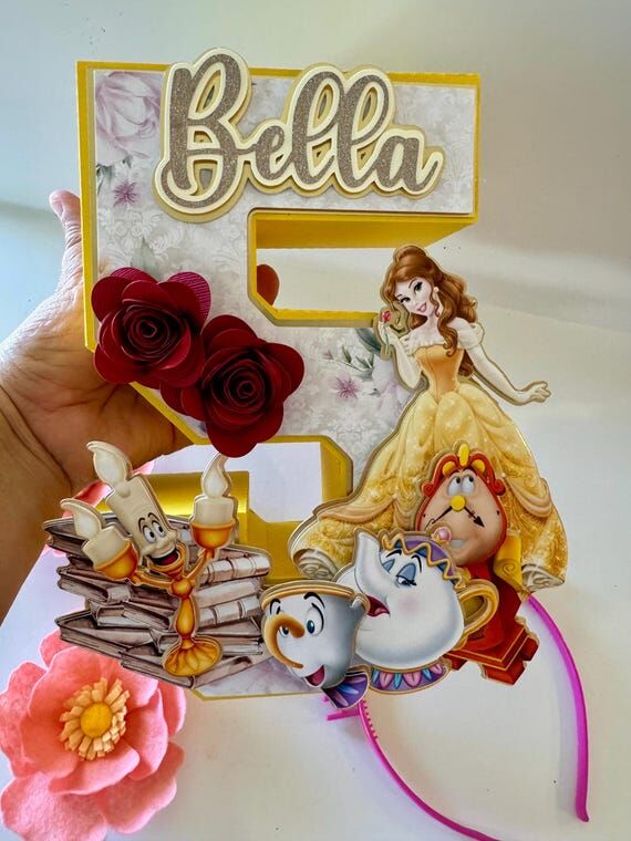 Beauty and the Beast 3D Letter Party Decorati...
