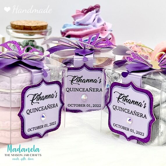 Butterfly Party Favors: Personalized Clear Ca...