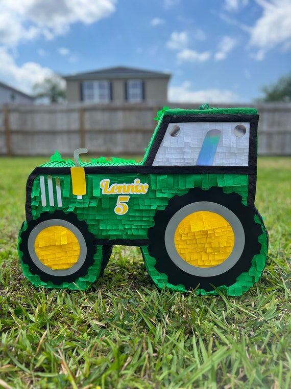 Green Tractor Pinata...