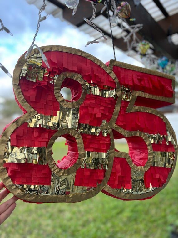 85th Birthday Pinata (Custom Colors) - Handm...