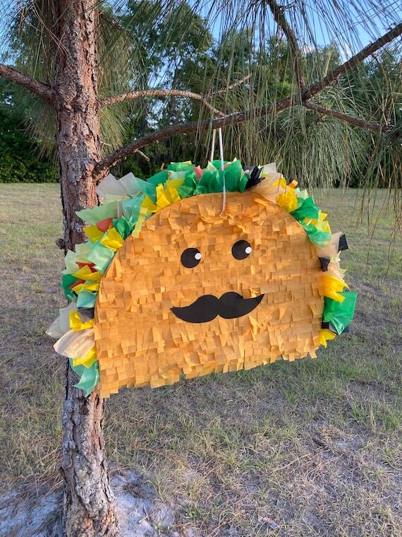 Taco Pinata (Mexican Theme Party) Taco Girl o...