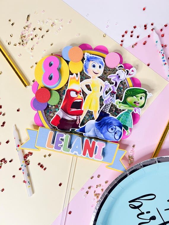 Inside Out Cake Topper...