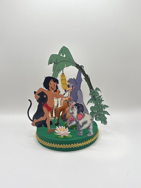 Jungle Book Party Centerpiece, Birthday Cake ...