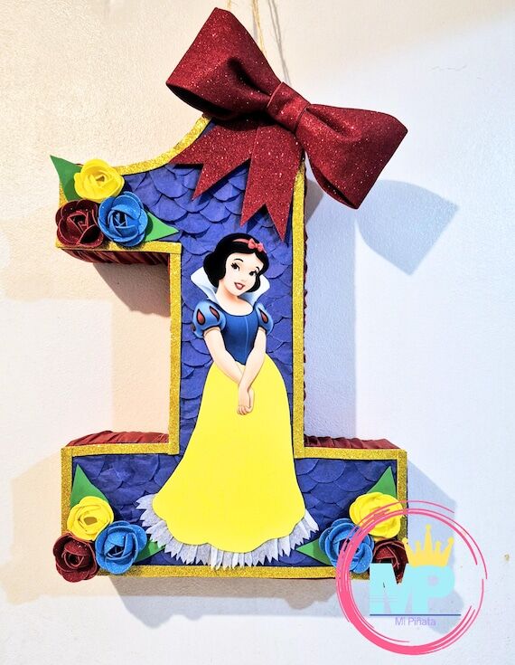 Snow White Number Pinata....