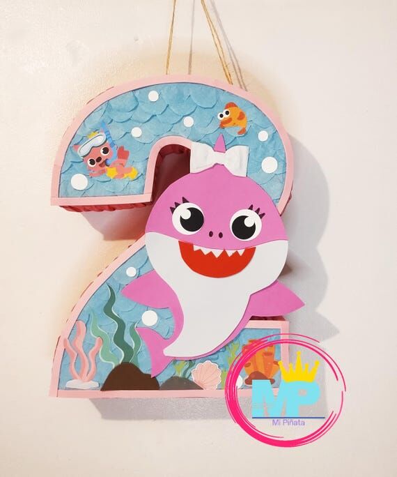 Shark number pinata (available 1-5)...