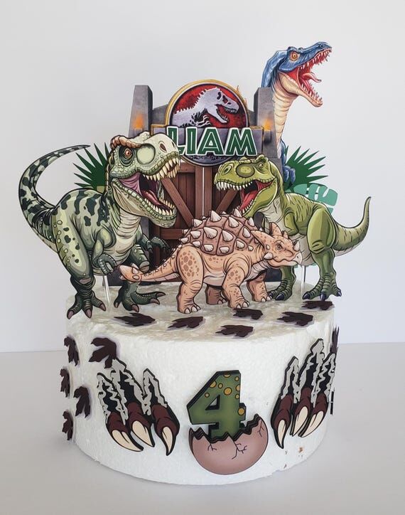 Dinosaur Birthday Cake Topper...