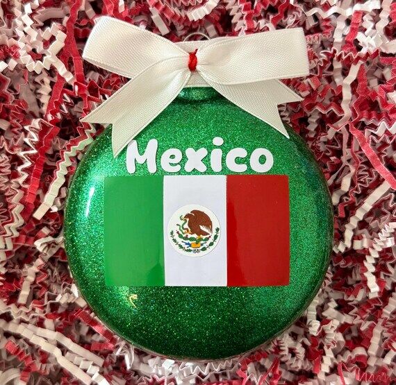 Mexico Flag Souvenir/ Mexico Christmas Orname...