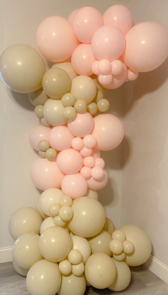 Blush Balloon Garland Kit, Blush Baby Shower ...