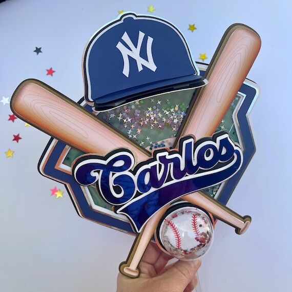 Baseball Cake Topper - Sports Birthday - Cake...