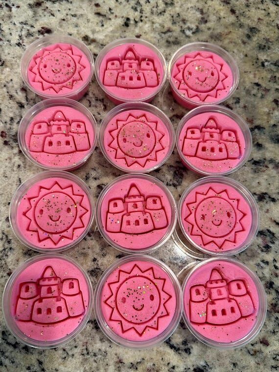 Beach Party Play Dough Favors: Handmade Sun &...