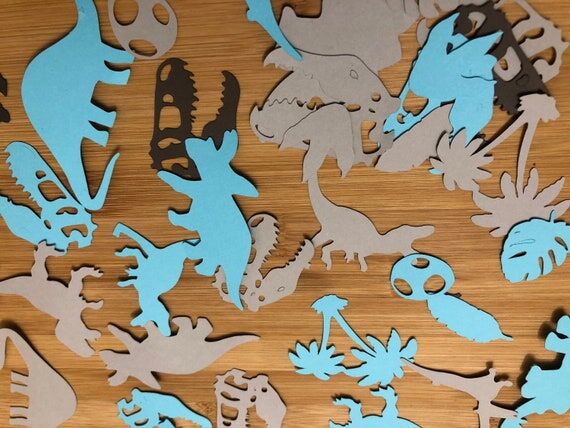 30pcs dino world confetti/cupcake topper...