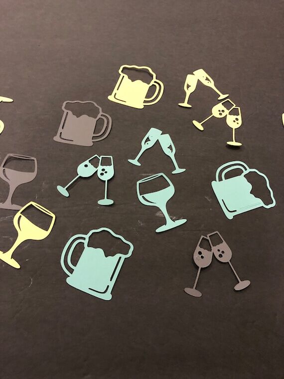 60pc cocktail party confetti...