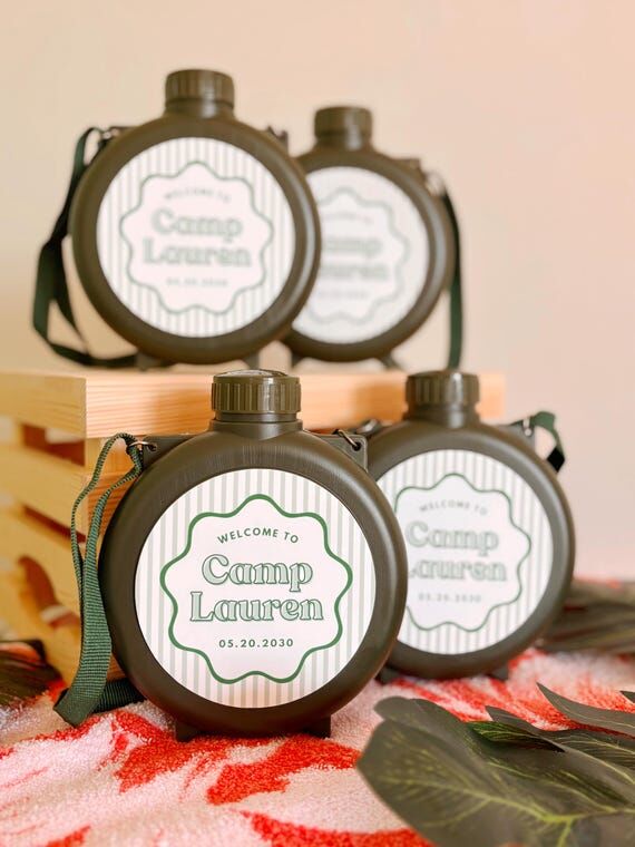 Camp Bachelorette Water Canteen | Personalize...
