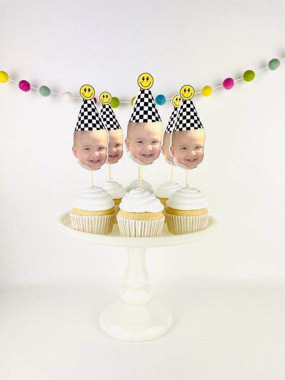Personalized Face Cupcake Toppers – One Coo...