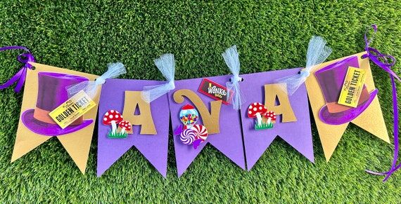 Chocolate factory banner , Candyland banner ,...