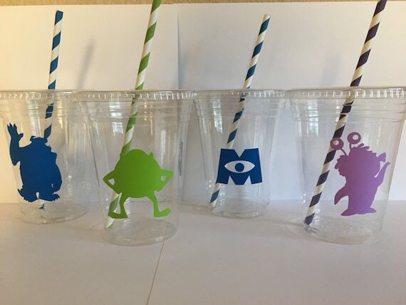 Monsters Cups, Monster Birthday Cups, Monster...