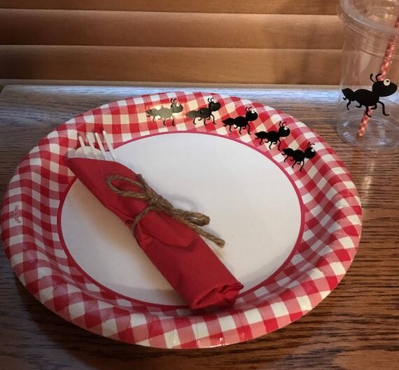 Ant Picnic Paper Plates, Summer Barbeque, Pic...