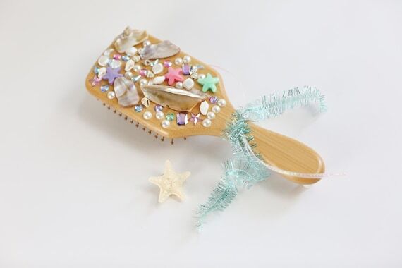 DIY Hairbrush Craft Kit, Pool Party Favor, Su...