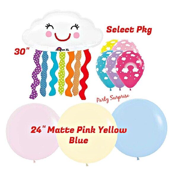 Rainbow Cloud Balloon Pkg Twinkle Little Star...