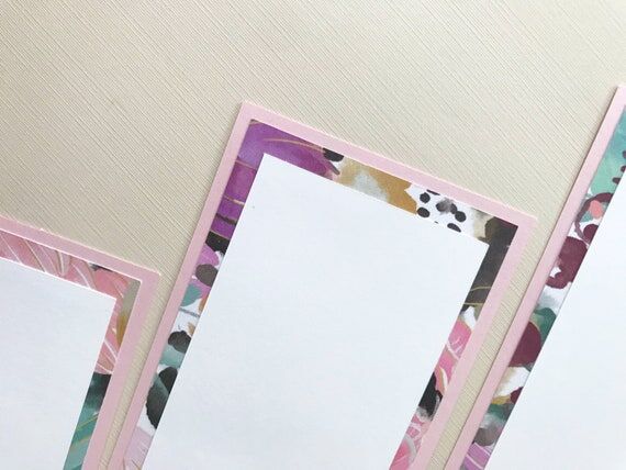 Pink Poppy Place Cards - Floral Dinner Party ...