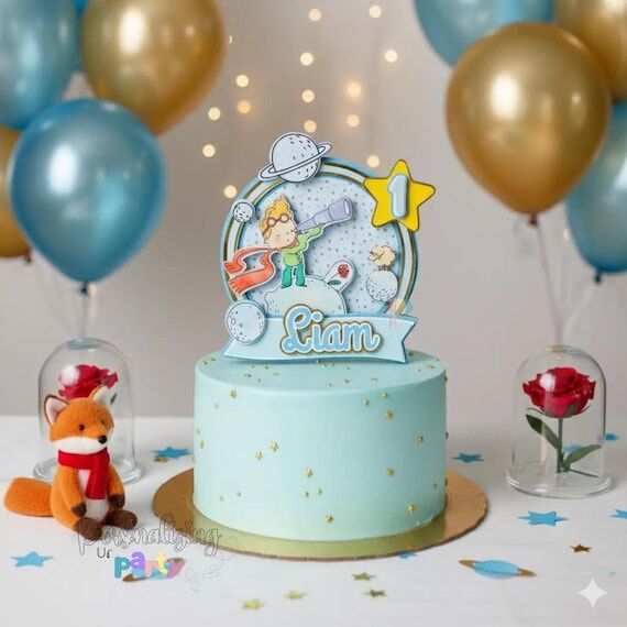 Little Prince Cake Topper Themed, Little Pinc...
