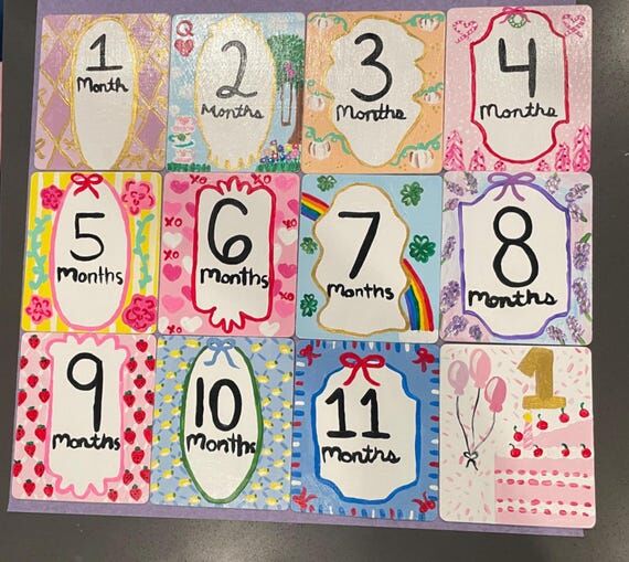 Baby Milestone Cards...