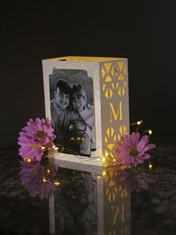 Personalized Photo Centerpiece: 32 Colors, We...
