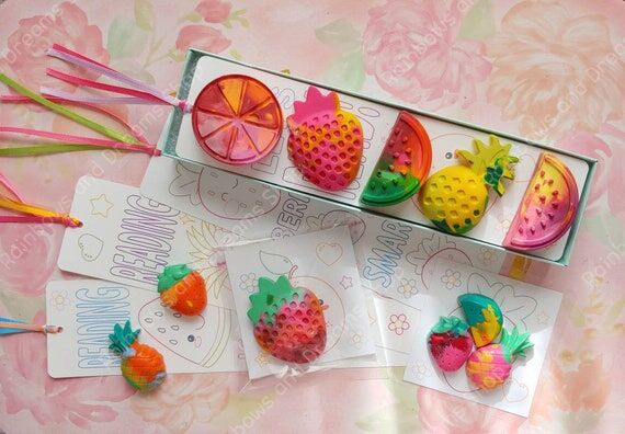 Fruit Party Favors: Handmade Crayons & Colori...