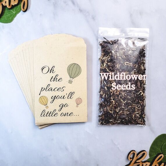 Baby Shower Wildflower Seed Favors - Oh The P...