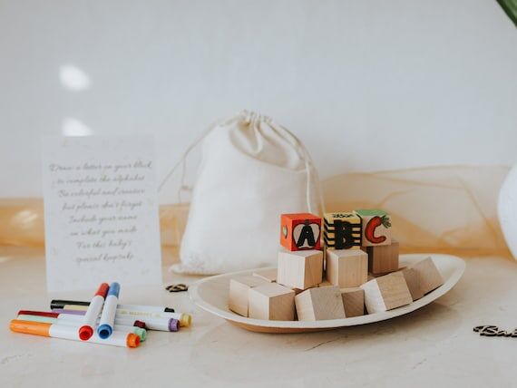 ABC Blocks Baby Shower Activity...