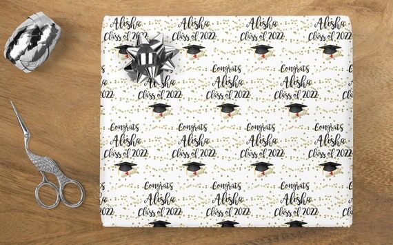 Graduation Wrapping Paper Class of 2024, Pers...