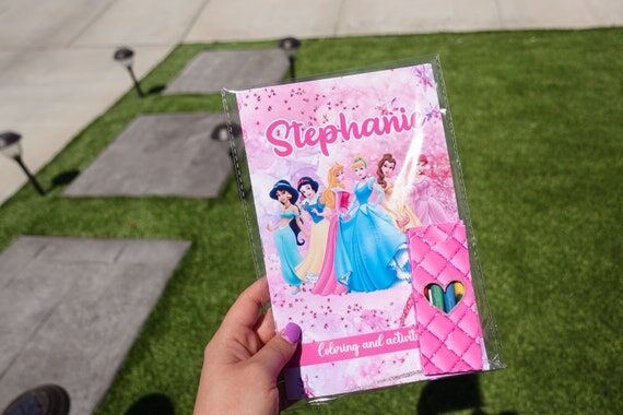 Princess Party Favors. Princess Coloring Book...
