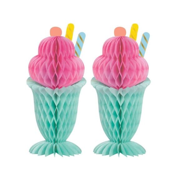 Ice Cream Party Centerpieces - Ice Cream Part...