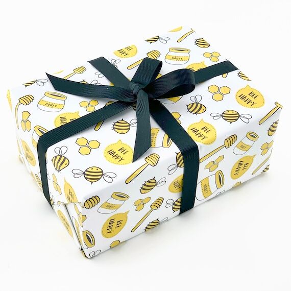 Bee Gift Wrap - Wrapping Paper, What will it ...