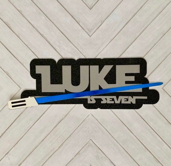 PERSONALIZED Star Wars Name and Number Die Cu...