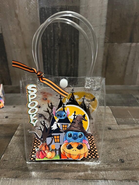 Stitch Halloween Favor Bag: Personalized Part...