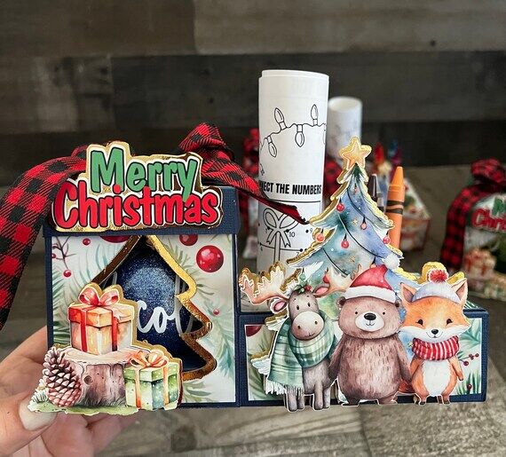 Personalized Christmas Ornament Activity Box:...